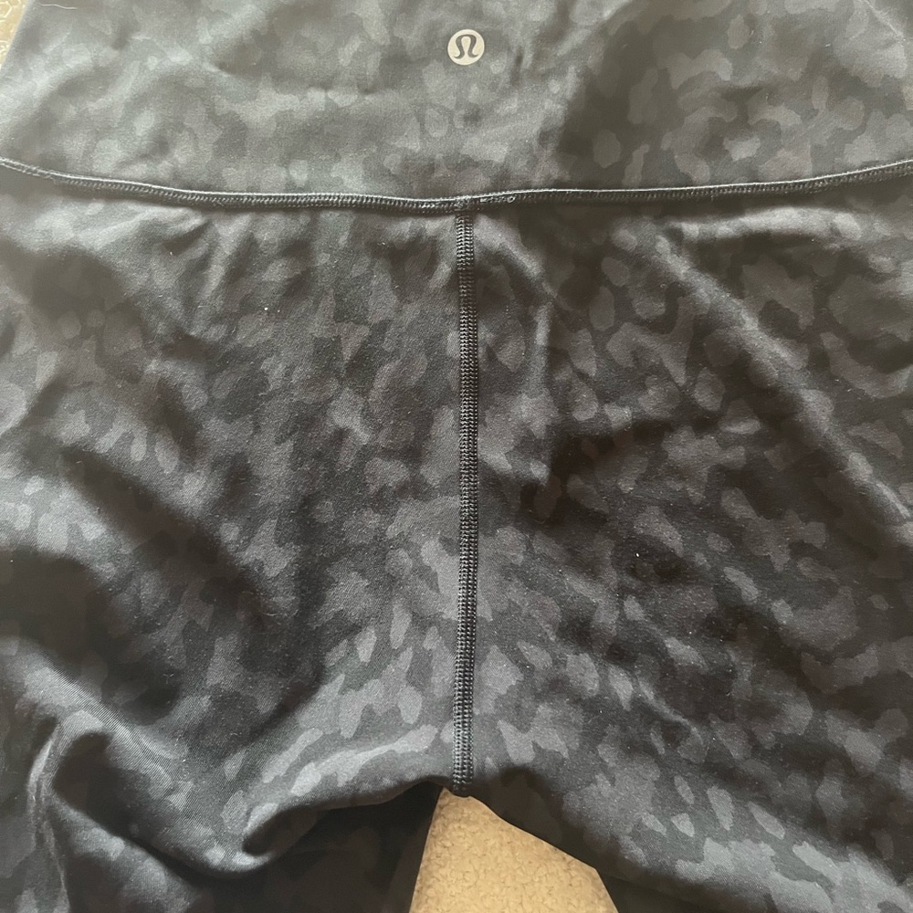 lululemon athletica Black Patterned Leggings